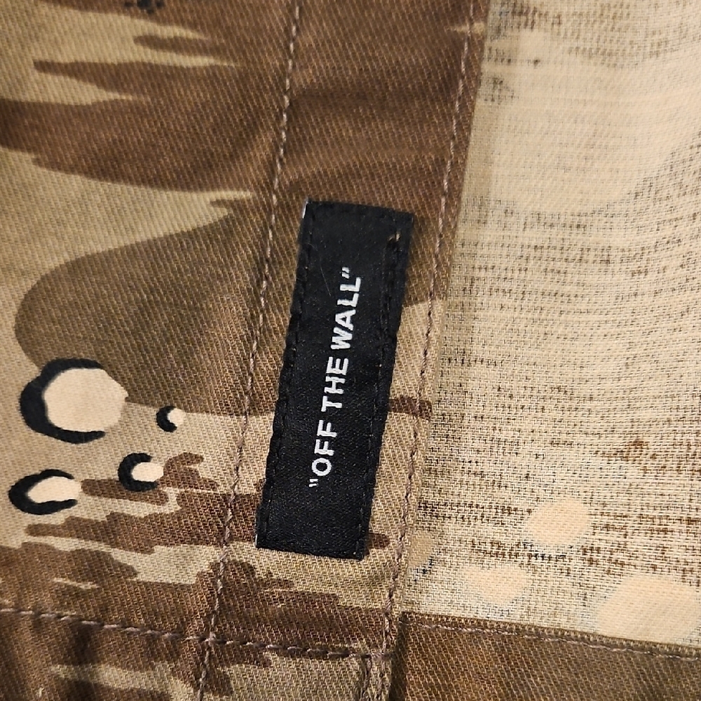 Vans Brown Camo Button-Up Jacket - Picture 3 of 6